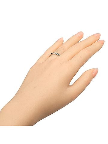 Tiffany & Co. Tiffany &amp; Co. Stacking Band Ring, Platinum 950, Diamond, Approx. 5g. (view 2)