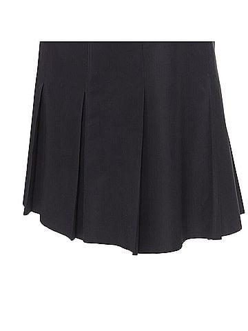 Ralph Lauren Ralph Lauren black pleated hem A-line knee length skirt (view 2)