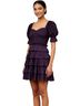 Ulla Johnson 100% Polyester Solid Purple Cocktail Dress Size 4 - photo 1