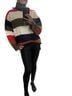 Free People Stripes Multi Color Pullover Sweater Size XS - photo 2