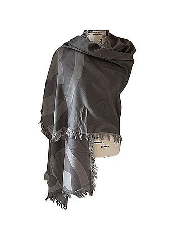 Tory Burch Split Logo Jacquard Scarf Scarf (view 1)