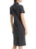 Theory Solid Gray Casual Dress Size 10 - photo 4