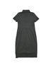 Theory Solid Gray Casual Dress Size 10 - photo 2