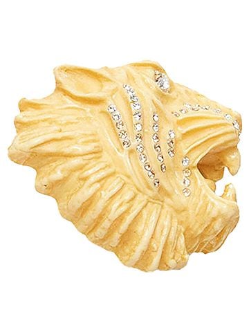 Gucci Gucci resin crystal Tiger pin (view 1)