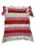 THML Stripes Multi Color Short Sleeve Blouse Size S - photo 2