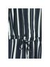 Thread Story 100% Polyester Stripes Blue Ivory Overalls Size 1X - photo 4