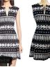 Veronica Beard Graphic Black White Casual Dress Size 10 - photo 1