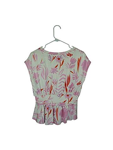 Postmark from Anthropologie pp Motif Short Sleeve Blouse (view 2)