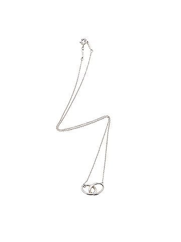 Tiffany & Co. Tiffany &amp; Co. Elsa Peretti Sterling Silver Double Loop Necklace (view 1)