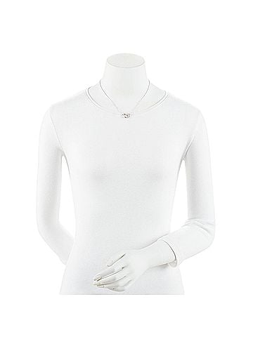Tiffany & Co. Tiffany &amp; Co. Elsa Peretti Sterling Silver Double Loop Necklace (view 2)