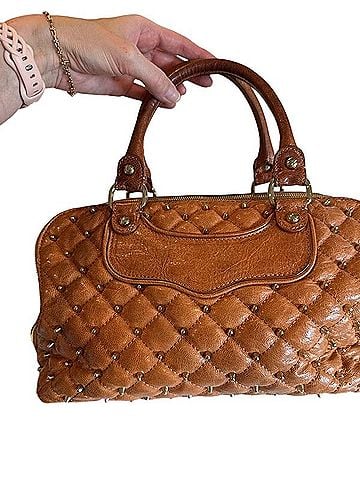 Rebecca Minkoff MAB Mini Satchel Leather Satchel (view 1)