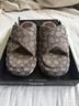 Coach Print Brown Sandals Size 9 - photo 4