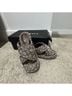 Coach Print Brown Sandals Size 9 - photo 5