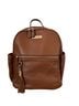 Lily Jade 100% Leather Brown Leather Backpack One size - photo 1
