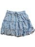 New Look Floral Blue Casual Skirt Size M - photo 1