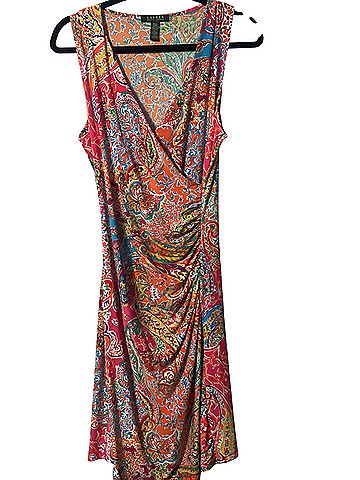 Ralph Lauren Faux Wrap Casual Dress (view 1)