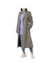 Rokh Houndstooth Black Brown Tan Trenchcoat Size 10 - photo 4