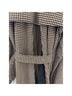 Rokh Houndstooth Black Brown Tan Trenchcoat Size 10 - photo 9