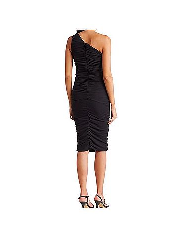 Love By Design One-Shoulder Body-Con Midi Dress Cocktail Dress (view 2)