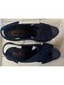 Pedro Garcia 100% Suede Solid Black Blue Heels Size EU 40 - photo 3