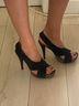 Pedro Garcia 100% Suede Solid Black Blue Heels Size EU 40 - photo 8