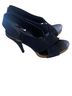 Pedro Garcia 100% Suede Solid Black Blue Heels Size EU 40 - photo 2