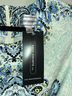 Karin Stevens Paisley Blue White Cocktail Dress Size 12 - photo 5