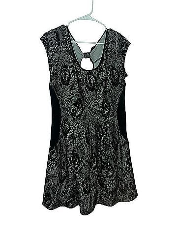 Jessica Simpson Black Lace-Overlay Mini Dress Cocktail Dress (view 1)