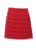J.Crew 100% Polyester Solid Red Formal Skirt Size 4 (petite) - photo 1