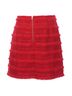 J.Crew 100% Polyester Solid Red Formal Skirt Size 4 (petite) - photo 2