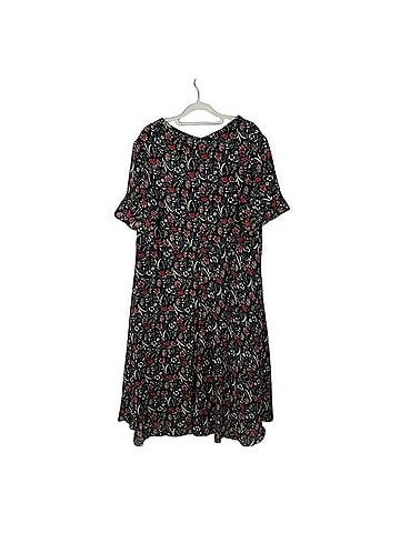 MIKAEL AGHAL Shimmer Floral Midi Dress Casual Dress (view 2)