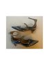 Aquazzura 100% Satin 100% Leather Blue Silver Heels Size EU 38 - photo 4
