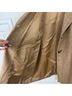Liz Claiborne Chevron-herringbone Tan Brown Coat Size L - photo 8