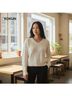 Kokun 100% Cashmere Ivory Pullover Sweater Size XS - photo 5