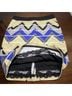 Trina Turk Chevron-herringbone Blue Yellow Skort Size 8 - photo 4
