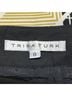 Trina Turk Chevron-herringbone Blue Yellow Skort Size 8 - photo 3