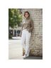 Veronica Beard 100% Merino Solid Brown Tan Turtleneck Sweater Size L - photo 4