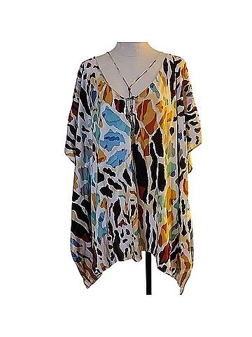 Anthropologie Printed Coverup Swimsuit Cover Up (view 1)