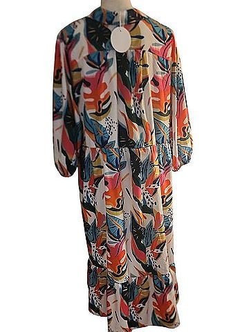 Umgee Tropical Maxi Dress Casual Dress (view 2)