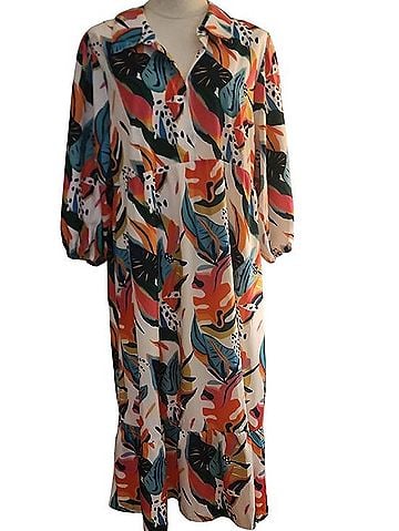 Umgee Tropical Maxi Dress Casual Dress (view 1)