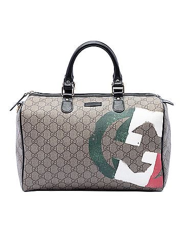 Gucci Medium GG Supreme Italian Flag Joy Boston Bag (view 1)