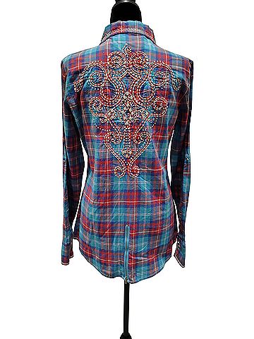 Roar Ari Round Up Button-Down Shirt (view 2)