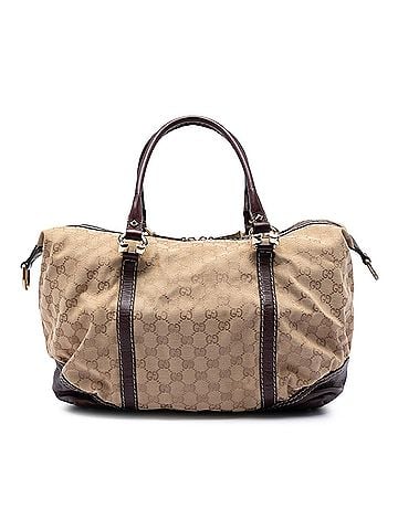 Gucci GG Canvas Horsebit Nail Boston Bag (view 1)
