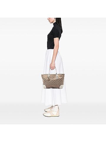 Gucci GG Canvas Heart Bit Tote (view 2)