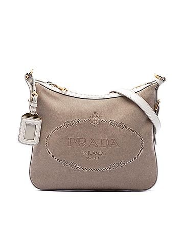 Prada Canvas Canapa Logo Crossbody (view 1)