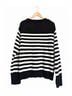 Cinq à Sept Stripes Black White Pullover Sweater Size L - photo 3