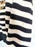 Cinq à Sept Stripes Black White Pullover Sweater Size L - photo 6