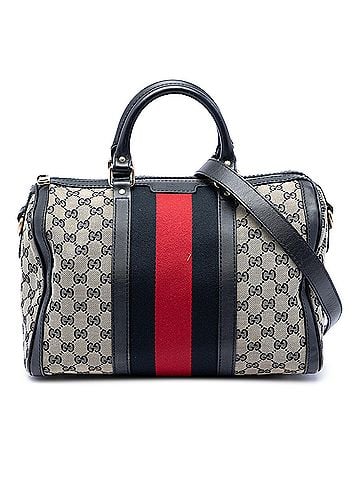 Gucci Medium GG Canvas Web Joy Boston Bag (view 1)