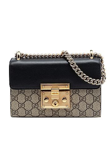 Gucci Small GG Supreme Padlock Crossbody (view 1)