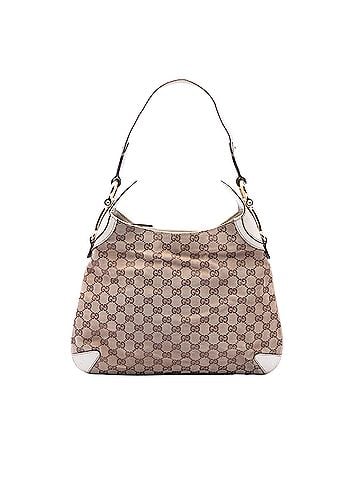 Gucci GG Canvas Horsebit Creole Hobo Bag (view 1)